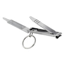 Stainless Steel Personal Care Multi-Tool with Nail Clippers, File, Cleaner For Keychain, Pack of 1 Swiss+Tech