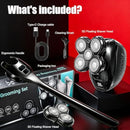 Back Shaver for Men, Rechargeable Electric Back Shaver with Long Handle, Waterproof Full Body Hair Trimmer&Groomer Kit with Replaceable Shaving Heads Infinity Warehouse