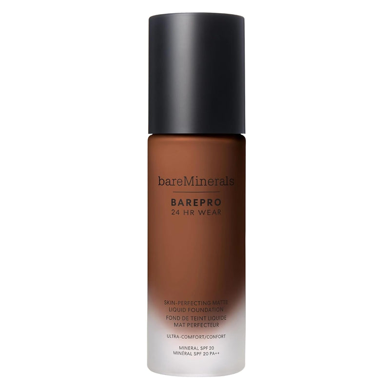 bareMinerals Barepro Performance Wear Liquid Foundation SPF 20, Breathable Makeup for Face, Full Coverage, 24HR Wear, Natural Matte Finish, Vegan Infinity Warehouse