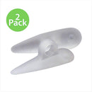 NatraCure Gel Hammer Toe Crest Pads (Left/Right) - 1 Pair – (Toe Straightening Cushion, For Mallet Toes and Overlapping Toes) - 3035-M CAT NatraCure