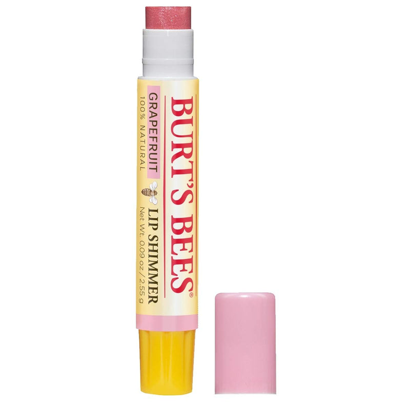Burt's Bees 100% Natural Moisturizing Lip Shimmer, Grapefruit - 1 Tube Burt's Bees