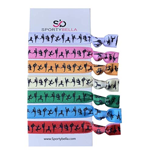 Dance Hair Ties - Girls Dance Hair Accessories- Rainbow Dance Elastics, Gift For Dance Recitals Infinity Collection