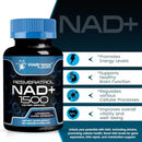 WELLNESS LABSRX Liposomal NAD Supplement, 1500mg - USA Made, NAD Resveratrol Supplement for Women and Men, NAD+ Support Cellular Health, Energy & Anti Aging - 3 Pack Infinity Warehouse