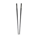 Set of 2 Hair Sticks with 3 Diamonds Chopsticks - Black Motique Accessories