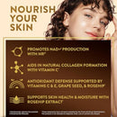 Swisse Plus NAD+ Beauty Restore | Clinically Tested Ingredients | NAD+ Supplement for Men & Women | Supports Collagen Formation, Skin Elasticity & Anti-Aging Supplement | 30 Capsules Infinity Warehouse