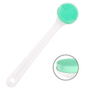 Silicone Bath Body Brush Exfoliator, Back BrushÂ ScrubberÂ Long Handle forÂ Shower with Soft Bristles, Shower Brush Scrubber for Body Men and Women, BPA Free, Non-Slip V-TOP