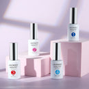 Lavender Violets Quick Drying Dipping Powder Bundle Set of 36 Colors Pale Purple, Orchid, Nude, Pink, Navy Blue and Christmas Colors with Base coat, Top coat, Activator, and Brush Saver Lavender Violets