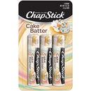 ChapStick Cake Batter Limited Edition Flavored Lip Balm Tubes, Lip Moisturizer for Lip Care - 0.15 Oz (Pack of 3) ChapStick