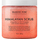 Himalayan Salt Body Scrub with Lingonberry, Exfoliating Salt Scrub to Exfoliate & Moisturize Skin, Deep Cleansing for Women and Men - 10 oz MAJESTIC PURE