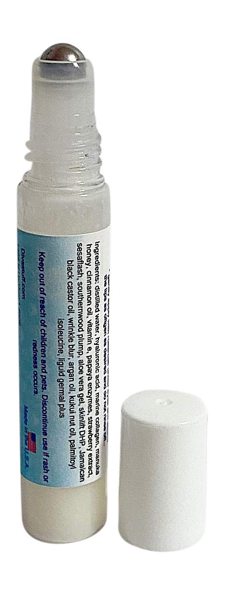 Under/Upper Under Eye and Above The Lips Wrinkle Treatment, New and Improved Formula, With Manuka Honey, Hyaluronic Acid, Argan Oil, Papaya, Marine Collagen and More, By Diva Stuff Diva Stuff