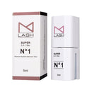 M LASH - SUPER Number 1 Eyelash Adhesive Glue - Strong Hold - 0.5-1s Dry - Retention: 7-8 Weeks - Individual & Volume Eyelash Extensions Supplies - PROFESSIONAL USE ONLY - DO NOT SELF APPLY (5 ML) M