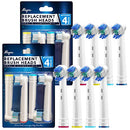 Professional White Replacement Brush Heads w/ 3D Whitening, Compatible with Oralb Braun Electric Toothbrush- 8 Pro Style- Fits The Oral-B Kids Care 1000 Etc. Alayna