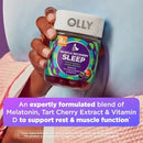 OLLY Muscle Recovery Sleep Gummies, Sleep and Sore Muscle Support, 3mg Melatonin, Tart Cherry, Vitamin D, Berry Flavor - 40 Count Infinity Warehouse