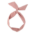 Yeshan Solid Color Wire headbands for Women with Rabbit ears Bow Headband, Twist Wired Headbands,Yoga Sports Head Wraps Hair Accessory,Pack of 9 Yeshan