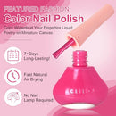 Major Dijit Neon Pink Quick Dry Regular Nail Polish - Nail Art Lacquer, 0.41 Fl Oz Infinity Warehouse