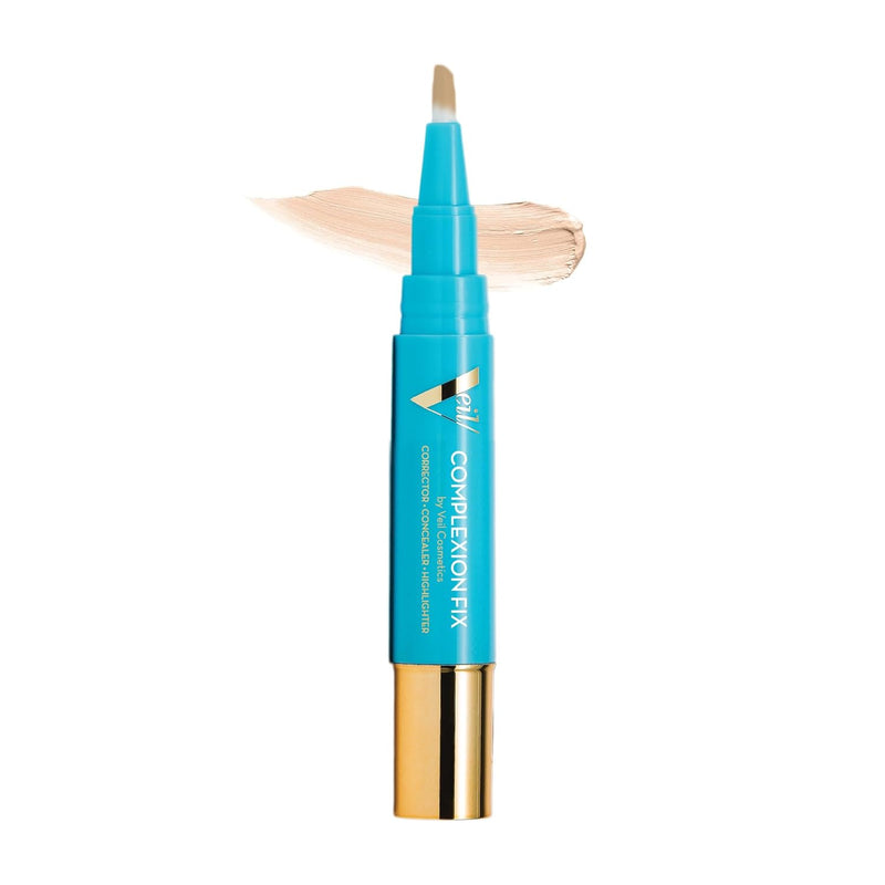 Veil Cosmetics - Complexion Fix Concealer - Liquid Concealer for Under Eye + Dark Circles - Highlight, Contour, Correct - Anti-Aging - Vegan Makeup Pen - Hydrating Lightweight (2N Light Neutral) Infinity Warehouse