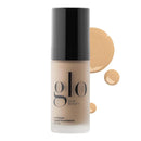 Glo Skin Beauty Luminous Liquid Mineral Foundation Makeup with SPF 18 (Naturelle) - Improves Uneven Skin Tone, Smooths & Corrects Imperfections, Sheer to Medium Coverage, Dewy Finish Infinity Warehouse