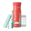 hum by Colgate Smart Battery Toothbrush Kit, Sonic Toothbrush with Travel Case and Replacement Head, Teal Colgate Store