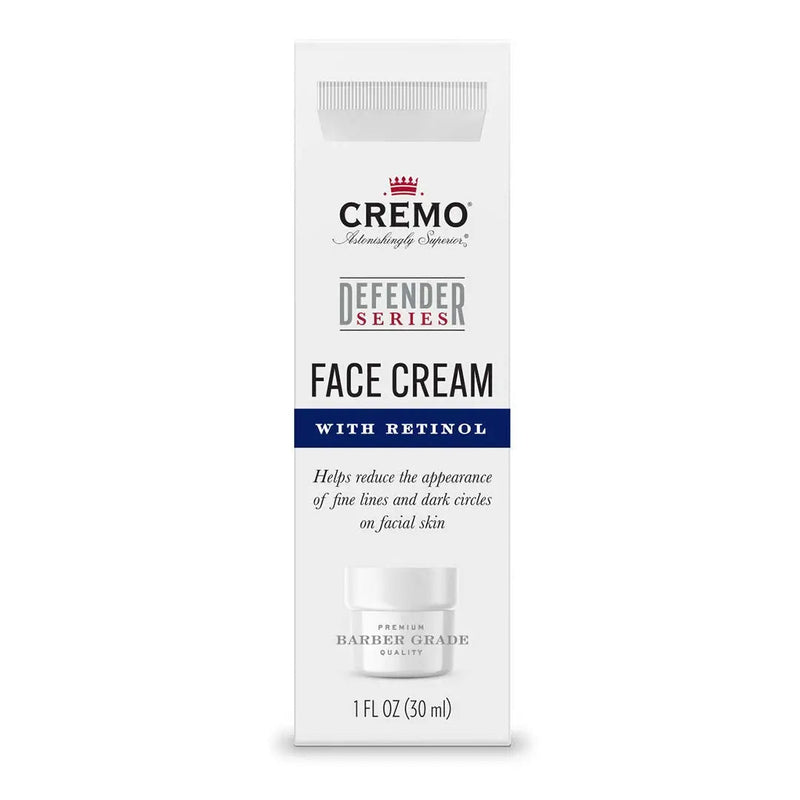 Cremo Face Cream with Retinol, Defender Series, 1 Oz Cremo