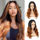 1B 30 Ombre Body Wave Human Hair Wigs T Part Body Wave Lace Front Wig, 13x4x1 Body Wave Lace Front Wigs for Women, 1B/30 Virgin Brazilian Human Hair 150% Density T-Part Lace Front Wigs (20 Inch) Feelgrace