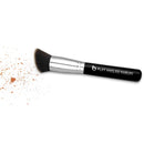 Flat Angled Kabuki Bronzer Brush - Beauty Junkees Contour Brush with Soft Dense Synthetic Bristles for Contouring, Blending, Buffing with Powder Cream Liquid Cosmetics, Vegan Makeup Brushes Beauty Junkees