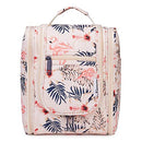 Hanging Travel Toiletry Bag Cosmetic Make up Organizer for Women and Men (Medium, Beige Bird) Narwey