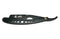 Classic Samurai New Ergonomic Design Stainless Steel Professional Folding Straight Edge Barber Razor Shavette Manual Shaver with 100 Shark Single Blades (Matte Black + 100 Shark Blades) Classic Samurai