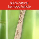 Colgate Charcoal Bamboo Toothbrushes, Eco Friendly Natural Bamboo Handle, Soft, 4 Count Colgate