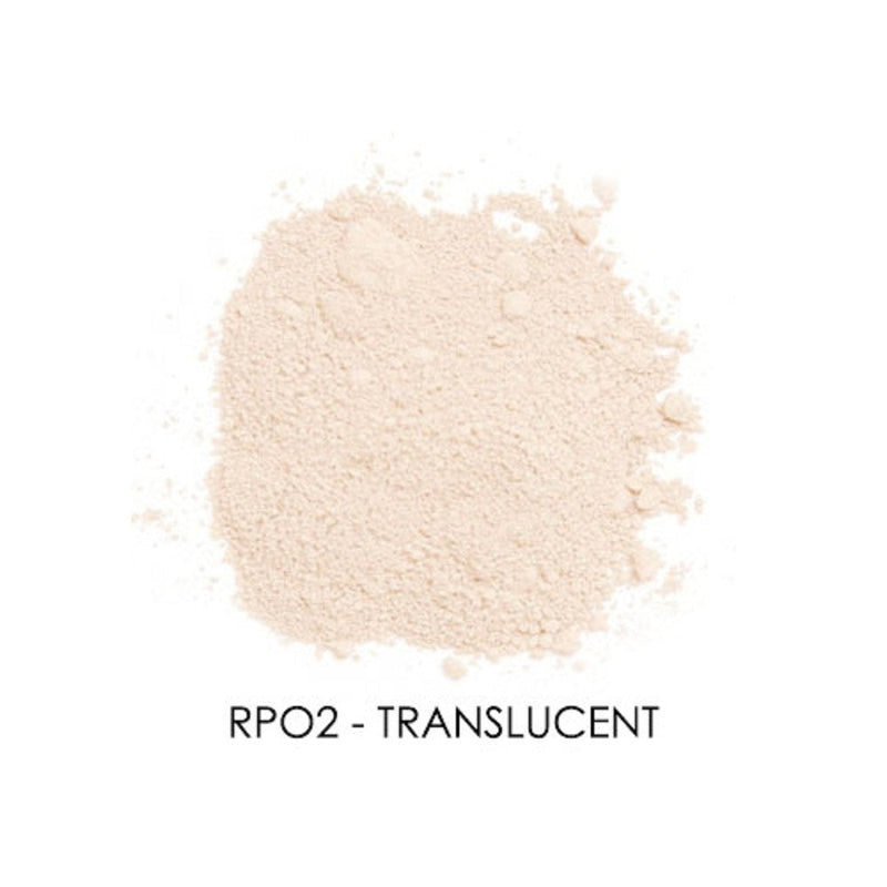 Palladio, Pressed Rice Powder with Mirror Mattifying Makeup Setting that Lasts All Day Instantly Absorbs Oil Works alone or with makeup, Translucent, 0.26 Ounce Palladio