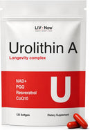 1000mg Urolithin A Supplement with NAD+ CoQ10 Resveratrol PQQ, 120 Softgels | 99% Purity, USA-Made/Lab Tested Longevity Complex for Mitochondrial Support, Cellular Health, Muscle Function, Healthy Aging Infinity Warehouse