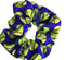Softball Scrunchie, Softball Hair Accessories, Girls Softball Premium Velvet Scrunchie, Gift for Softball Player and Softball Teams (Blue) Infinity Collection