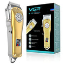 VGR Hair Clippers, Professional Hair Cutting Kit for Men, USB Cord/Cordless Rechargeable Hair Trimmer Set with LED Display, Model V-181 VGR