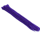 20" Dreadlock Extension Ombre For Hip-Hop Synthetic Heat Resistant Faux Locs Dread Reggae Extension Twist Braiding Faux Locs Crochet For Man Women (10strands/2packs,blue purple) S-noilite Store