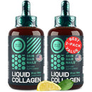 Liquid Collagen Peptides with Biotin Drops - 30,000mcg Biotin and Collagen Liquid for Women and Men - Youthful Skin, Hair Growth, Strong Nails - Hair Vitamins for Hair Loss - Lemon Flavor - 2x2oz Infinity Warehouse