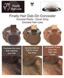 Finally Hair Waterproof Auburn Dab-on Hair Fibers & Hair Loss Concealer, Hairline Creator, Eye Brow Enhancer, and Beard Filler. Dab-on Hair Fiber Cream (Auburn)