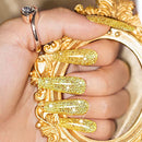 Glitter Gel Nail Polish, Gold Diamond Gelpolish Spark Shiny Nail Art Soak Off U V L E D Lacquer Gel Nail Starter Manicure Salon DIY at Home RAR82 Infinity Warehouse
