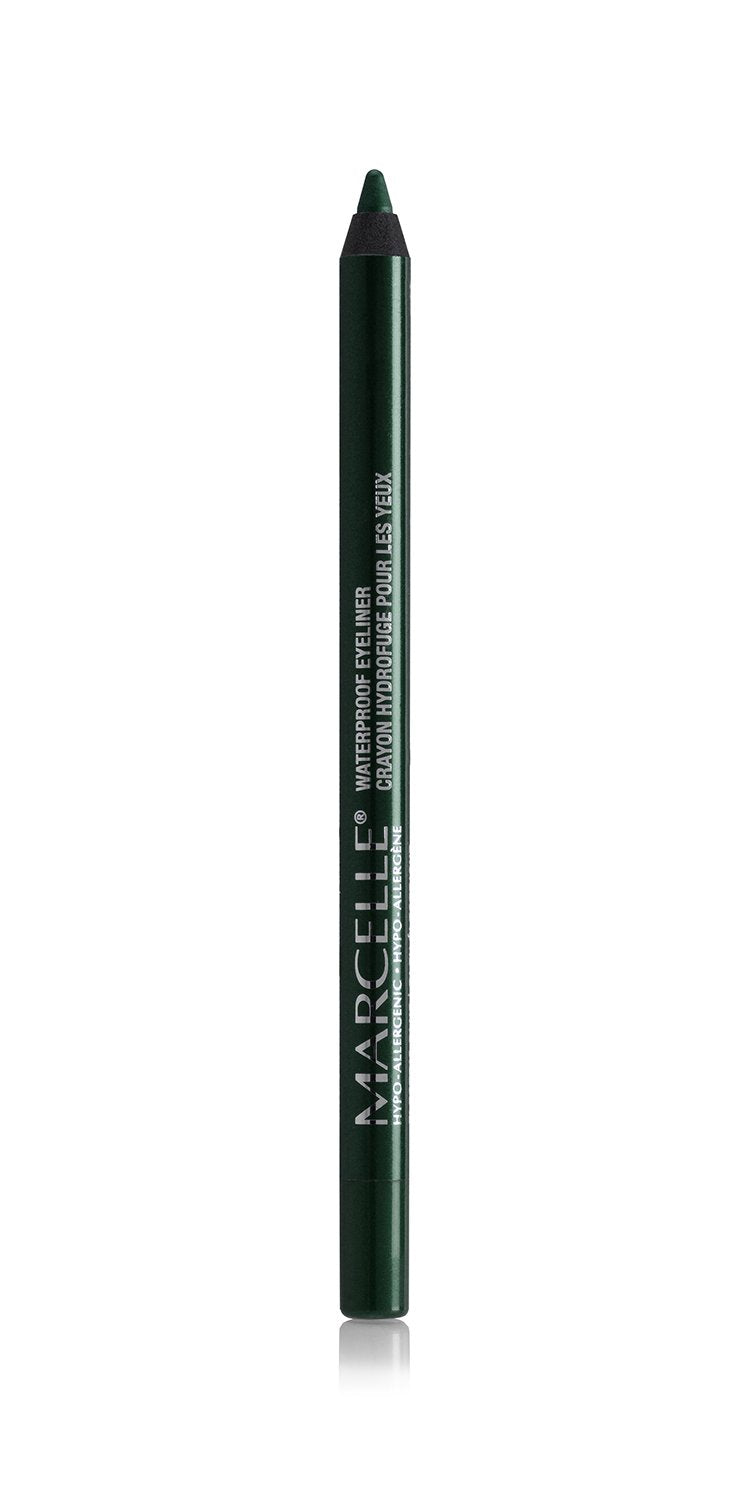 Marcelle Waterproof Eyeliner, Metal Green, Hypoallergenic and Fragrance-Free, 1;2 g, 0;04 oz MARCELLE