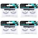 Ardell Natural Lashes False Eyelashes 110 Black (4 pack) Ardell