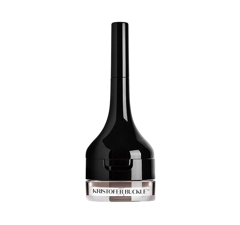 KRISTOFER BUCKLE Brow Champion Brow Enhancing Pomade and Powder Brunette 0.09 oz. | all-in-one brow enhancing product, Featuring a pomade & two powders for fuller looking brows | Brunette Kristofer Buckle
