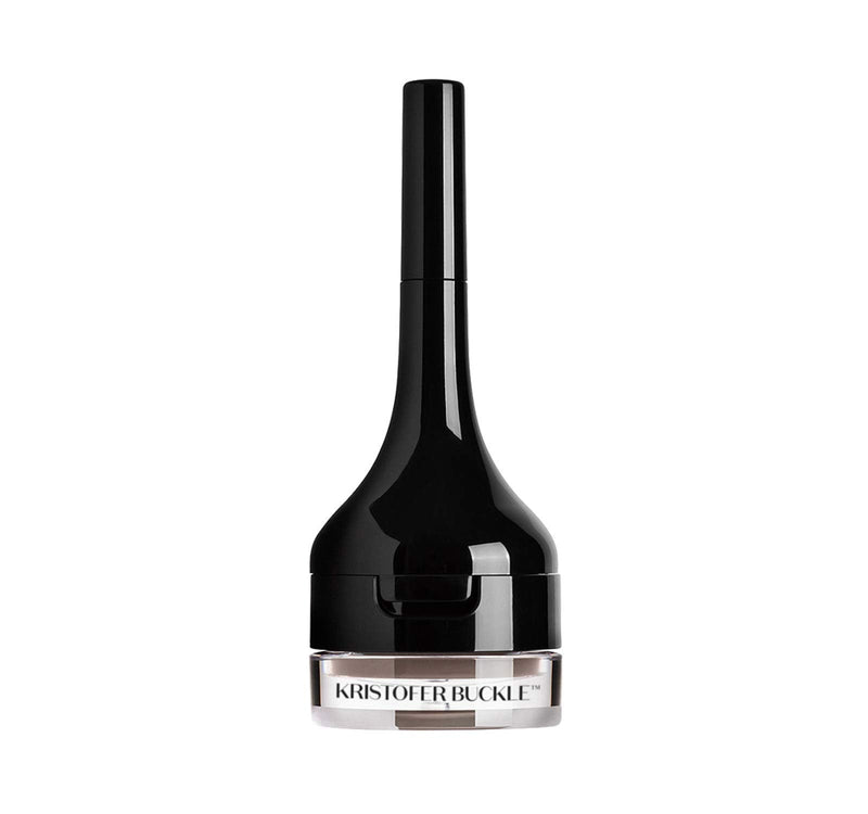 KRISTOFER BUCKLE Brow Champion® Brow Enhancing Pomade and Powder Brunette 0.09 oz. | all-in-one brow enhancing product, Featuring a pomade & two powders for fuller looking brows | Brunette Kristofer Buckle