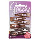 Goody Colour Collection Contour Hair Clips, Brunette, 6Count (Pack of 3) GOODY
