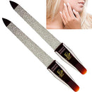 Camila Solingen CS16 3.5 inch 2 Pack Professional Sapphire Metal Nail File Pointed for Fingernail and Toenail Care. Double Sided Coarse Fine for Manicure/Pedicure. Made of Stainless Steel, Solingen Camila Solingen
