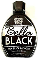 Bella Black 100X Bronzer Tanning Lotion – Premium Tanning Bed Lotion with Extreme Silicone Emulsion and Banana Fruit Extract – Instant Results – Dark Tanning Lotion for Indoor Tanning Beds - 13.5oz Dolce Vita