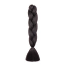 Benehair Jumbo Braiding Hair Black 24 inch Jumbo Braid Hair Extensions Jumbo Box Braids Crochet Hair Long for Women Kids DIY High Temperature Synthetic Fiber 1 Bundle Benehair