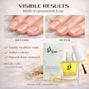 Dead Sea Cuticle & Nail Oil (5ML) | Strengthens, Moisturizes & Conditions with Sweet Almond, Olive, Jojoba, Castor, Argan Oils, Lemon Essential Oil, Vitamin E & Dead Sea Salt Infinity Warehouse