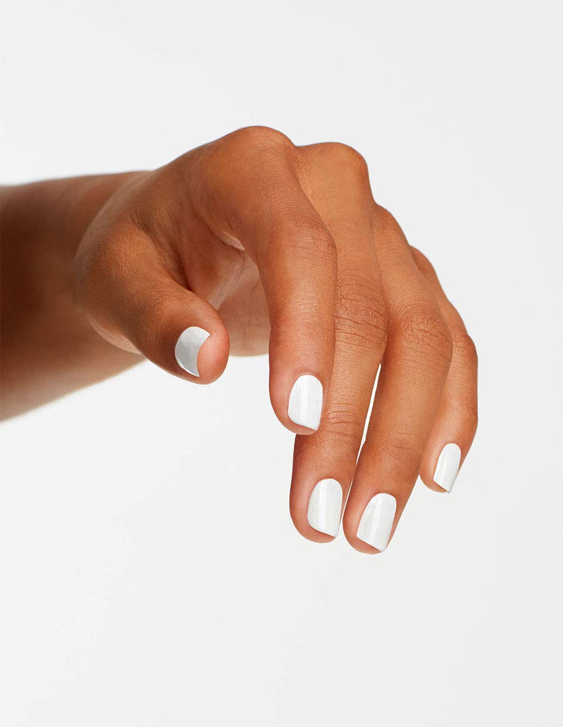 OPI Nail Lacquer, Alpine Snow, White Nail Polish, 0.5 fl oz OPI