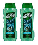 Irish Spring Body Wash Deep Action Scrub 18 fl oz, original,(Pack of 2) Irish Spring