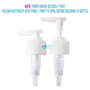 GETi Small 2cc Discharge Pump Dispenser- 40 Pack Teardrop - Lotion, Liquid, Soap, Hand Sanitizer - Fits Liter Shampoo - Conditioner Jugs - Ideal for Home or Office - Size 28/410 Geti Beauty