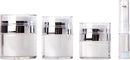 Bliss Travel Bottles Set, 4PC Airless Pump & Atomizer Spray Containers Infinity Warehouse