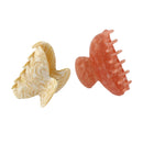 JIRIS 2PCS 2.75 inches Hair Claw Banana Clips tortoise Barrettes Celluloid French Design Barrettes celluloid Pattern print Small Fashion Accessories for Women Girls(SET5) JIRIS